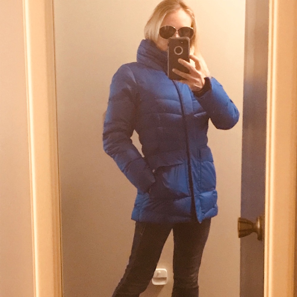 Lole Nicky Down Jacket XS Cobalt Blue NWOT